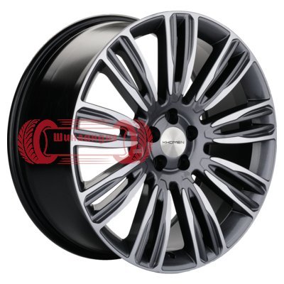 Khomen Wheels KHW2004 (GAC GS8) Gray-FP 8.5x20/5x120 D59.5 ET45  