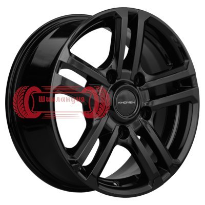 Khomen Wheels KHW1602 (Niva 4x4 Bronto) Black 6.5x16/5x139.7 D98.5 ET35  
