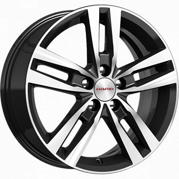 Rapid Rassvet-оригинал алмаз_черный_sk 6.5x16/5x114.3 D66.1 ET40  