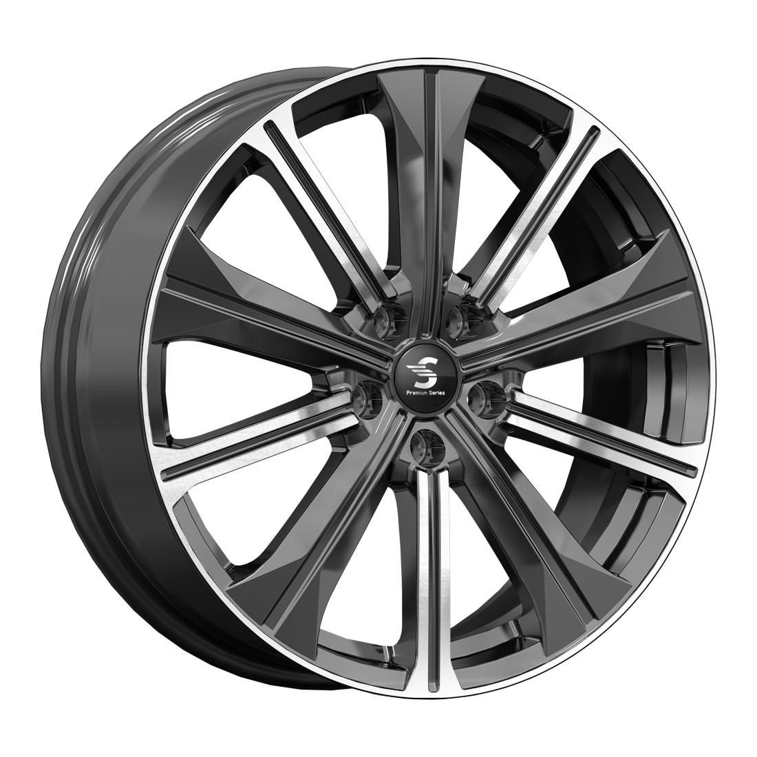 СКАД Premium КР013 (19_EXEED TXL) Diamond Black Gris 7x19/5x108 D65.1 ET36  