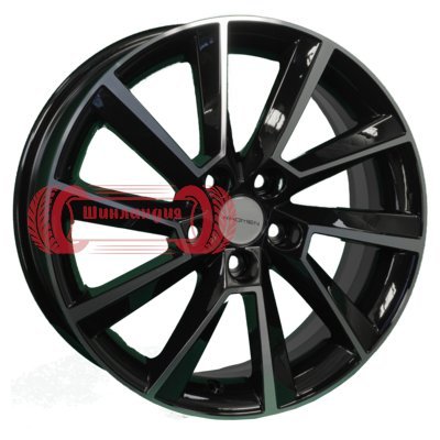 Khomen Wheels KHW1604 (Prius) Black-FP 6x16/5x100 D54.1 ET40  