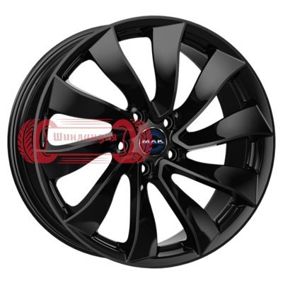 MAK Solar Gloss Black 9.5x19/5x114.3 D64.1 ET45  