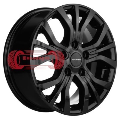 Khomen Wheels KHW1608 (Actyon) Black 6.5x16/5x112 D66.6 ET40  