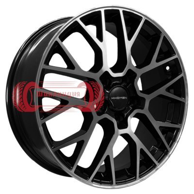 Khomen Wheels KHW1818 (Jolion) Black-FP 7x18/5x114.3 D66.6 ET37  