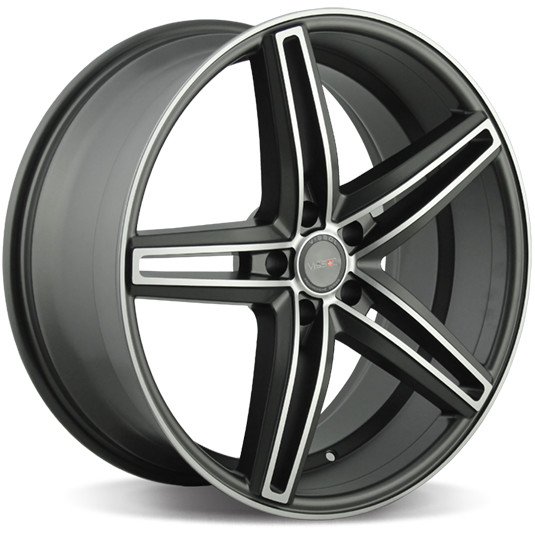 VISSOL V-015 matte-graphite-machined 9x20/5x120 D74.1 ET20  